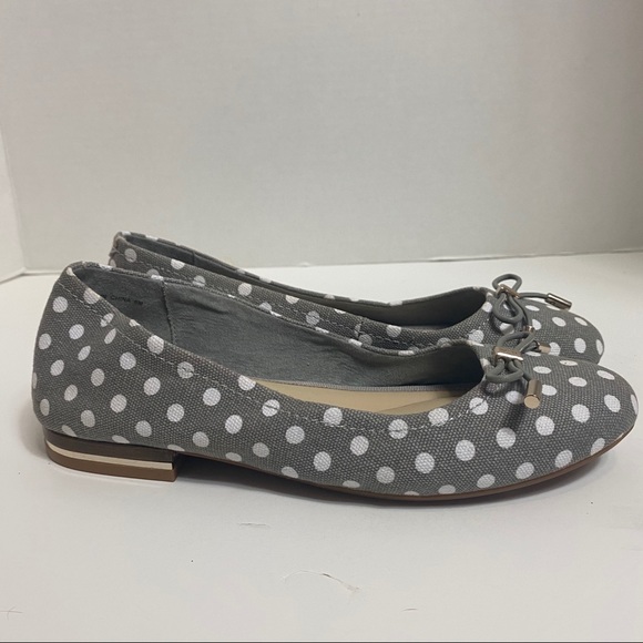 polka dot flats